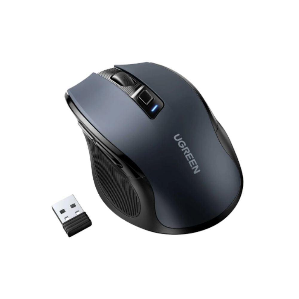 UGREEN 90545 Ergonomic Wireless Mouse - 2.4G - 4000DPI - Silence Design UGREEN 90545 Ergonomic Wireless Mouse - 2.4G - 4000DPI - Silence Design